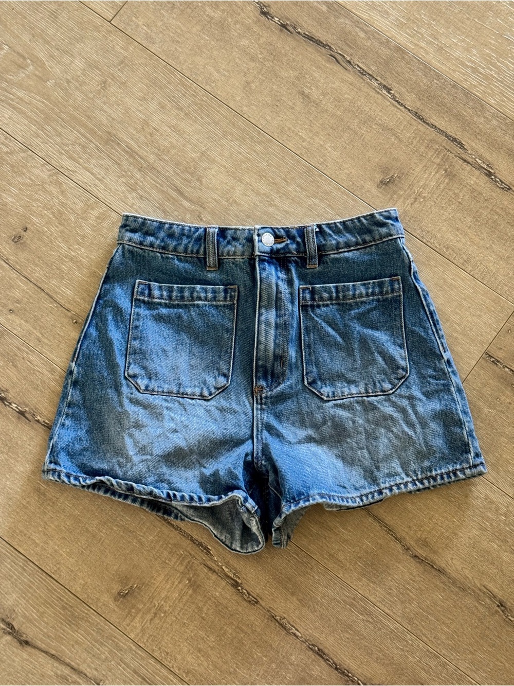 Rolla's Mirage High Rise Loose Fit Denim Shorts